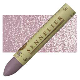 Sennelier Oil Pastel - Violet Ochre oil pastel and swatch