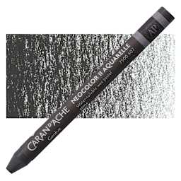 Caran d'Ache Neocolor II Aquarelle Artists' Pastel - Sepia pastel and swatch