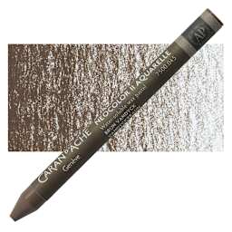 Caran d'Ache Neocolor II Aquarelle Artists' Pastel - Vandycke Brown pastel and swatch