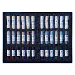 Unison Handmade Pastels - Light and Shade Colors, Set of 36 (set contents)