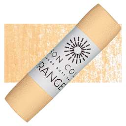 Unison Handmade Pastel - Orange 6 pastel and swatch