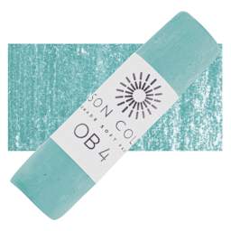 Unison Handmade Pastel - Ocean Blue 4 pastel and swatch