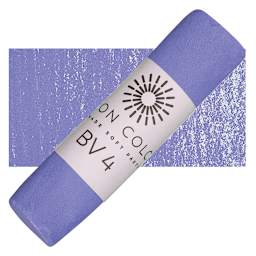 Unison Handmade Pastel - Blue Violet 4 pastel and swatch