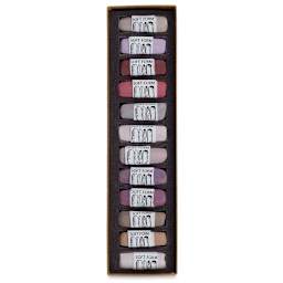 Misty Mauve, Set of 12 Pastels in Tray