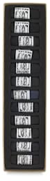 Midnight, Set of 12 Pastels in Tray