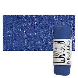 Townsend Artists' Soft Form Pastel - Dark Blue 063 pastel and swatch