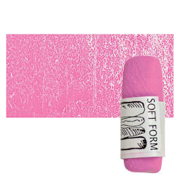 Townsend Artists' Soft Form Pastel - Raspberry 810 pastel and swatch
