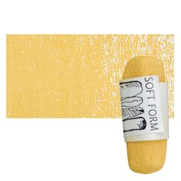 Townsend Artists' Soft Form Pastel - Mars Yellow (Light) pastel and swatch