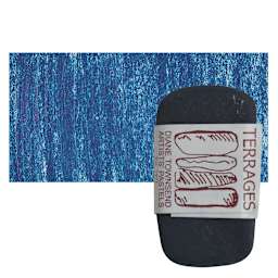 Townsend Terrages Pastel - Phthalo Blue 1 pastel and swatch
