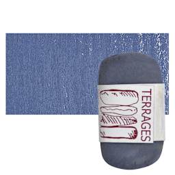 Townsend Terrages Pastel - Ultra Blue Black pastel and swatch