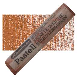 Schmincke Soft Pastel - Burnt Yellow Ochre B pastel and swatch