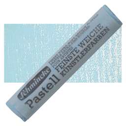 Schmincke Soft Pastel - Cobalt Turquoise M pastel and swatch