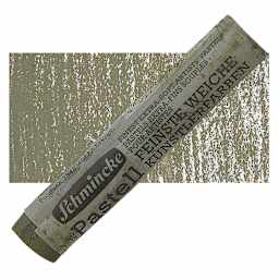 Schmincke Soft Pastel - Greenish Gray 1 D pastel and swatch