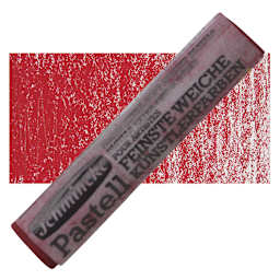 Schmincke Soft Pastel - Madder Lake D pastel and swatch