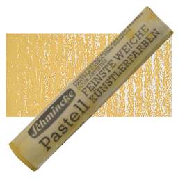 Schmincke Soft Pastel - Ochre Light D pastel and swatch