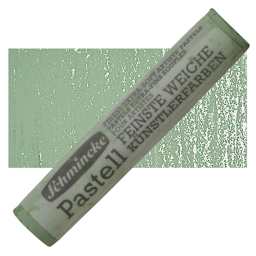 Schmincke Soft Pastel - Verona Green H pastel and swatch
