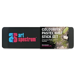 Art Spectrum Artists' Soft Pastel Set - Assorted Colors, Half Stick , Set of 20, front of packaging