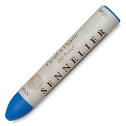 Sennelier Oil Pastels Grand - Blue Pastel shown at angle