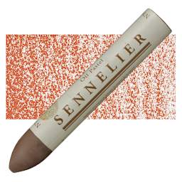 Sennelier Oil Pastel Grand - Chinese Orange oil pastel and swatch