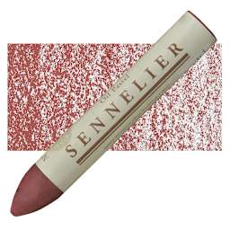Sennelier Oil Pastel Grand - Chrome Red oil pastel and swatch
