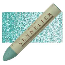 Sennelier Oil Pastel Grand - Cobalt Green Light oil pastel and swatch