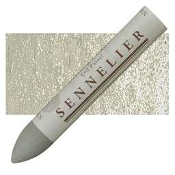 Sennelier Oil Pastel Grand - Yellow Gray oil pastel and swatch