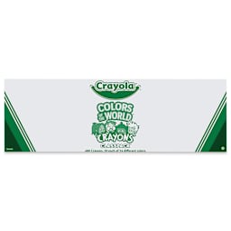 Crayola Crayons - Classpack, Colors of the World, Pkg of 480, front of the box