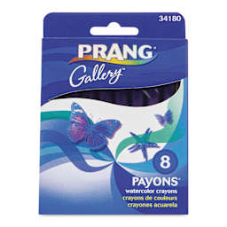 Prang Payons Watercolor Crayons - Set of 8, front of the packaging