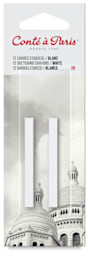 Conté à Paris Sketching Pastel Carrés, Package of 2, White. In package