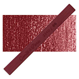Conté à Paris Colour Pastel Carré - Crimson Lake 66, Single Carré and swatch