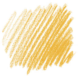 Conté à Paris Colour Pastel Carré - Indian Yellow 37, scribble swatch