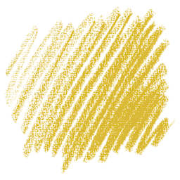 Conté à Paris Colour Pastel Carré - Deep Yellow 62, scribble swatch
