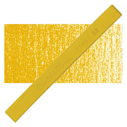 Conté à Paris Colour Pastel Carré - Deep Yellow 62, Single Carré and swatch