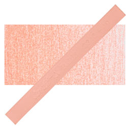 Conté à Paris Colour Pastel Carré - Light Orange 49, Single Carré and swatch