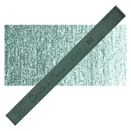 Conté à Paris Colour Pastel Carré - Mineral Green 30, Single Carré and swatch