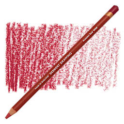 Derwent Drawing Pencil - Autumn Red pencil and swatch