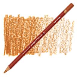 Derwent Drawing Pencil - Apricot pencil and swatch