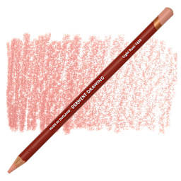 Derwent Drawing Pencil - Light Rust pencil and swatch