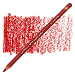 Derwent Drawing Pencil - Strawberry pencil and swatch