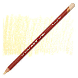 Derwent Drawing Pencil - Champagne pencil and swatch