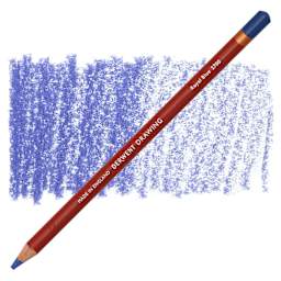 Derwent Drawing Pencil - Royal Blue pencil and swatch