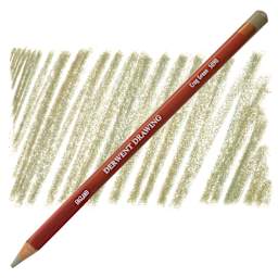 Derwent Drawing Pencil - Crag Geen pencil and swatch
