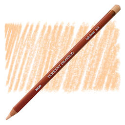Derwent Drawing Pencil - Light Sienna pencil and swatch