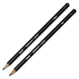 Derwent Onyx Pencils - Medium and Dark Pencils shown together at angle