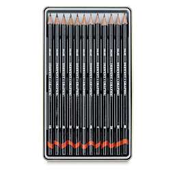 Derwent Graphic Pencils - Medium Designer, Set of 12, contents