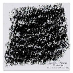 General's Charcoal Pencil - Black, 6B swatch
