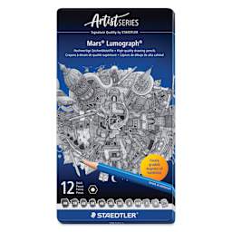 Staedtler Mars Lumograph Drawing and Sketching Pencils - Soft Range Set of 12