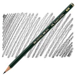 Faber-Castell 9000 Pencil - Graphite, 8B pencil and swatch