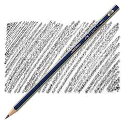 Faber-Castell Goldfaber Sketching Pencil - 6B pencil and swatch