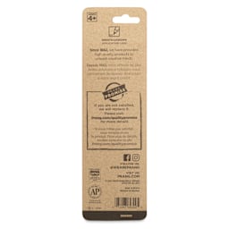 Prang Wrap Charcoal Pencils - Set of 2, back of the packaging